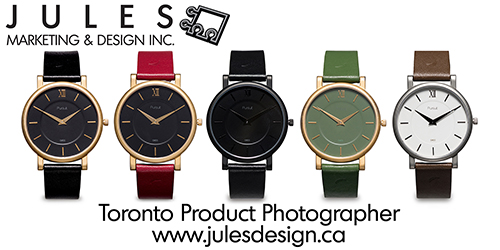 Wristwatch & Jewelry Photography -Toronto Macro Product Photographer